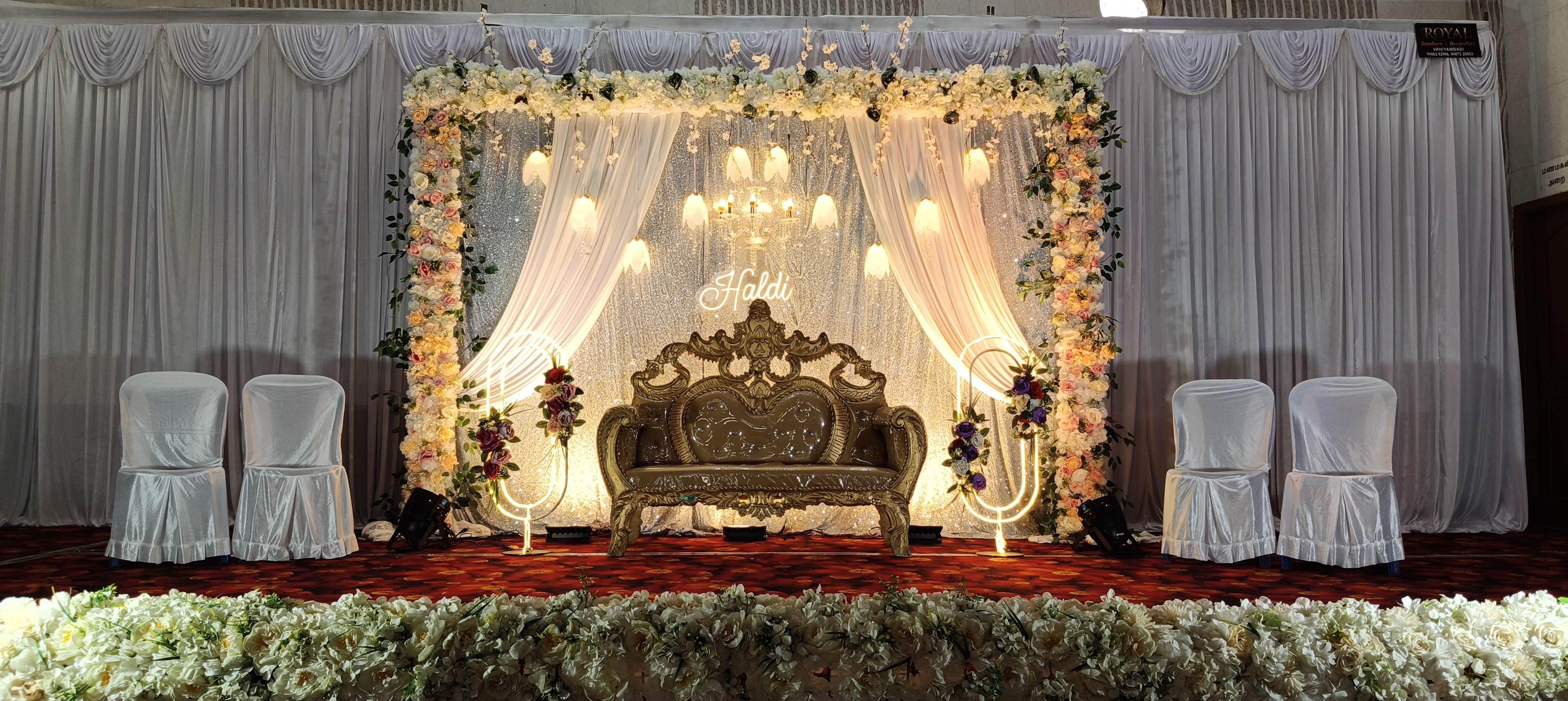 Elegant Catering Table Setup
